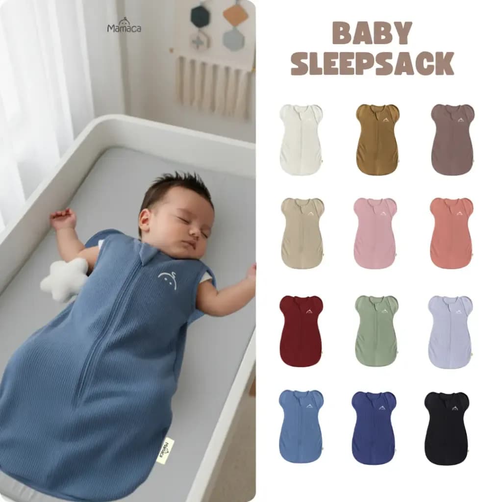 Mamaca Baju Selimut Tidur Bayi Sleepsack 0-6 Bulan