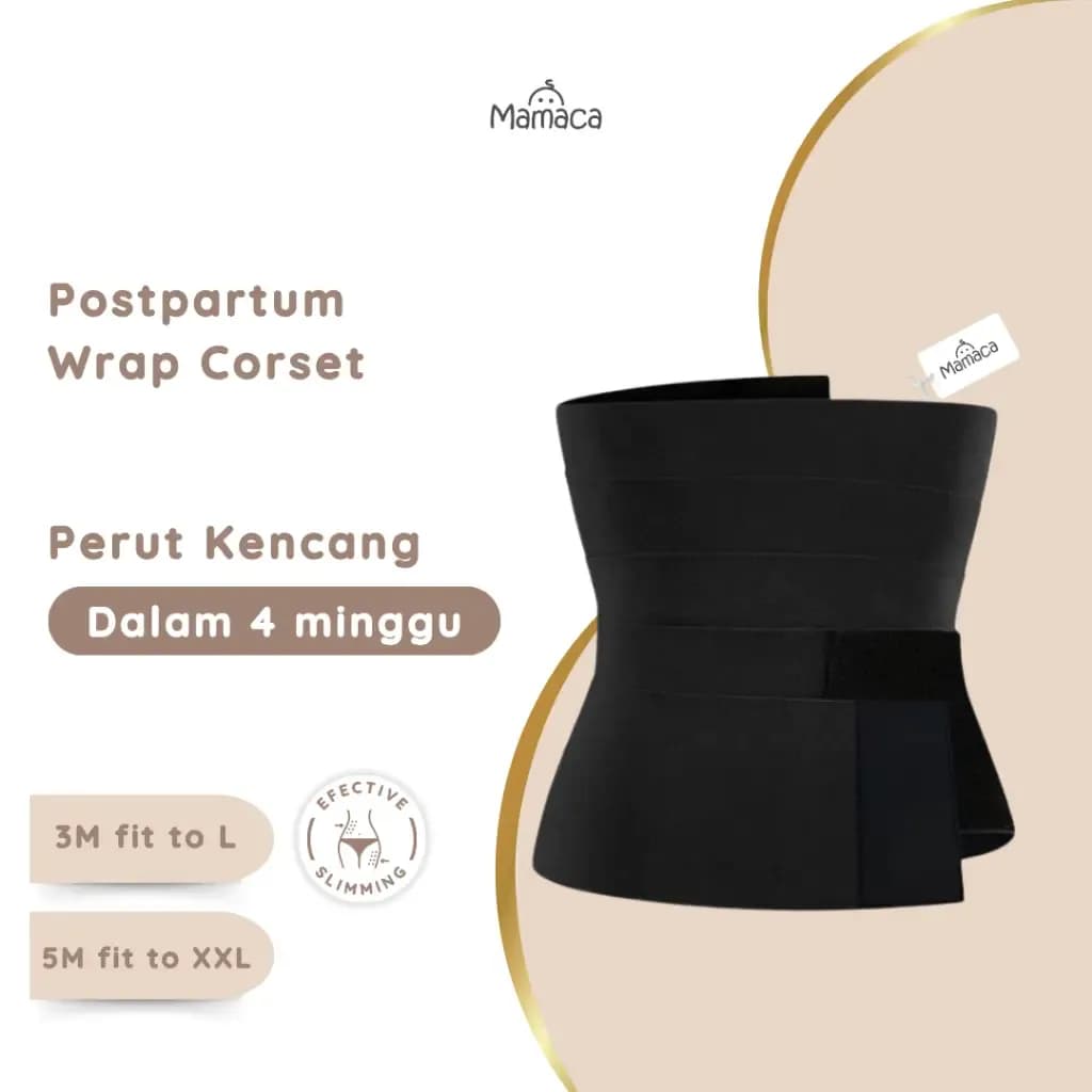 Mamaca Postpartum Wrap Korset Stagen Panjang 3-5 Meter Bantu Kencangkan Perut Setelah Persalinan